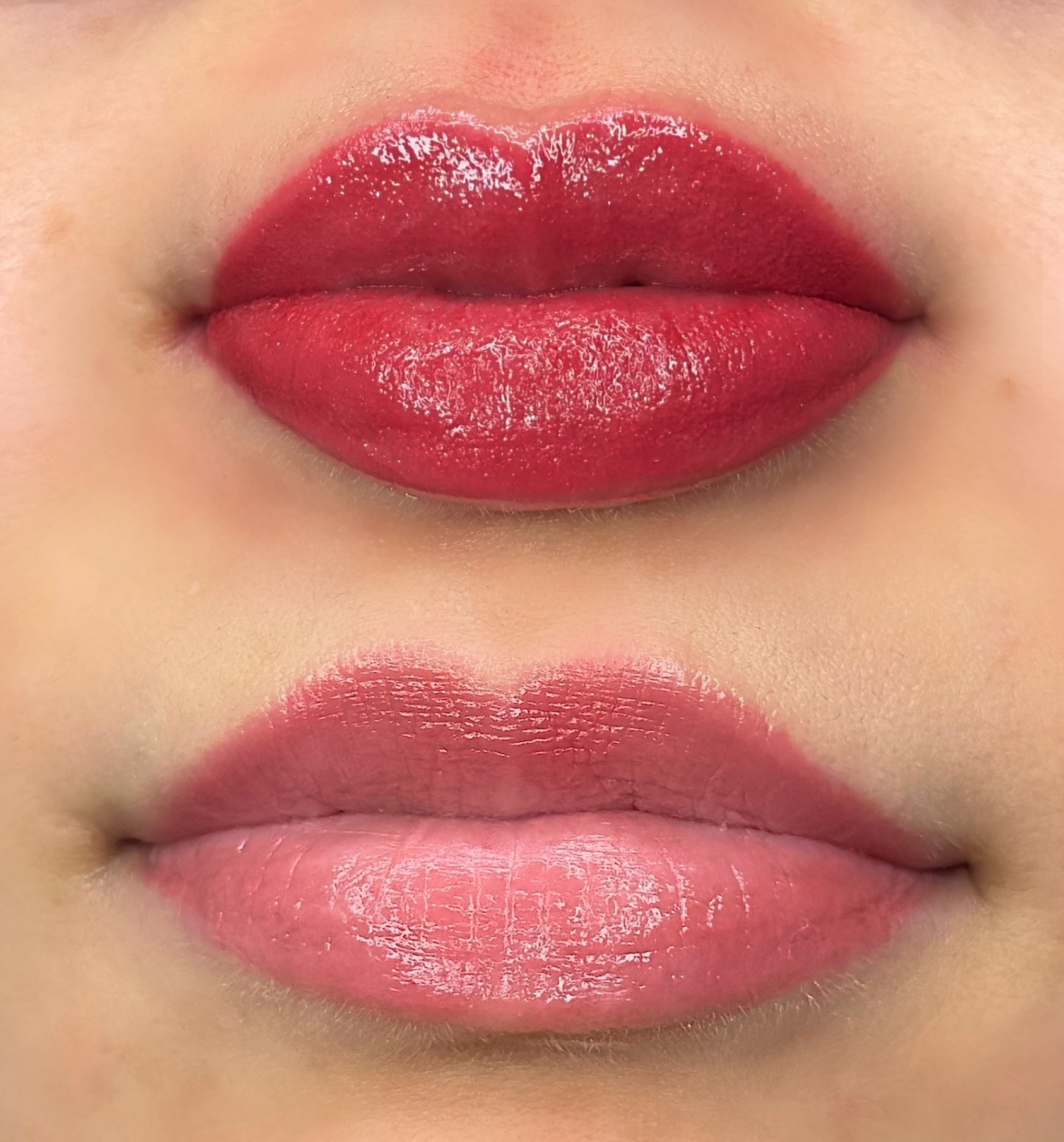 Lipblush resultaat 1 - natuurlijke tint